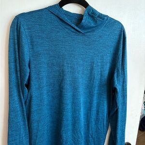 Patagonia Mens Blue Teal Sun Protection Capilene Hoodie